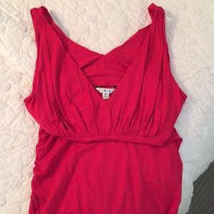 CAbi red tank top. Size M. NWOT